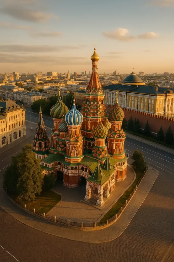 Red Square, Moscow Travel Guide 3 Saint Basils Cathedral Cathedral of the Intercession of the Most Holy Theotokos on the Moat