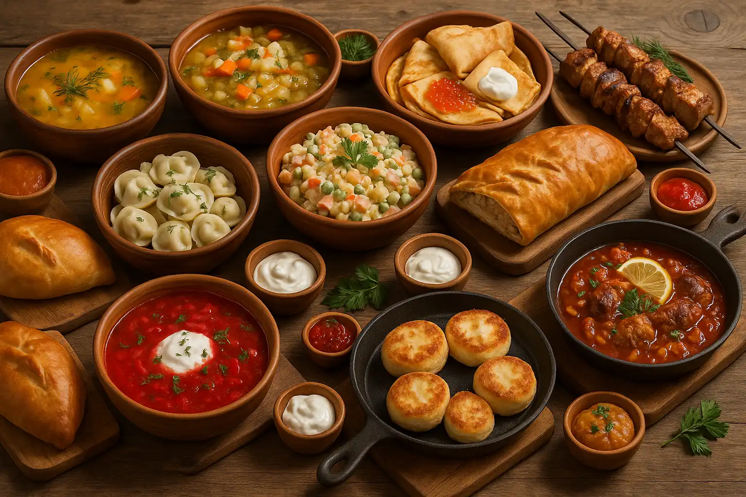 Traditional Russian cuisine