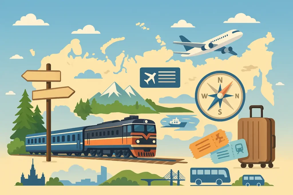 Visitor information and orientation in Russia